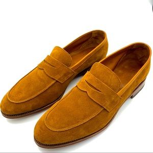 Meermin Copper Alicante Suede Loafers Size 10.5